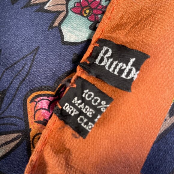 Vintage Burberrys Silk Scarf - Picture 9 of 15